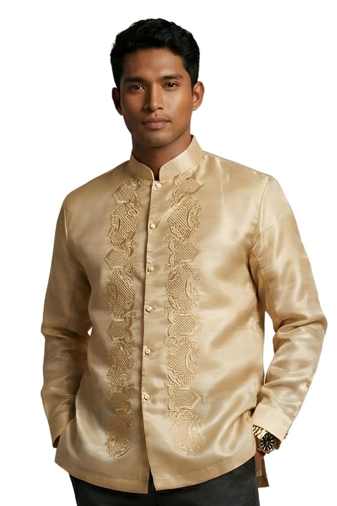 Gold Barong Tagalog Coat