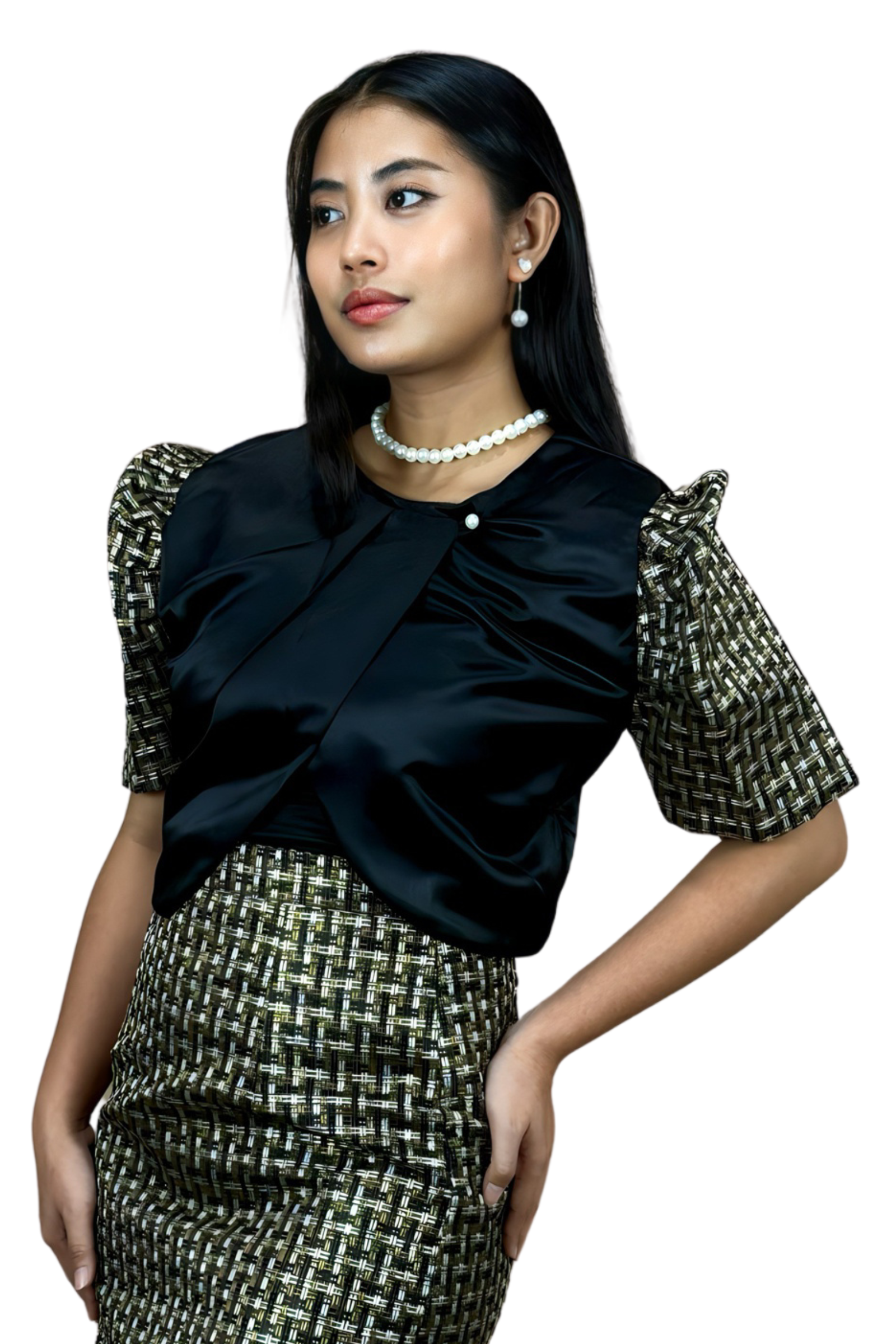 Handwoven Ethnic Filipiniana Set