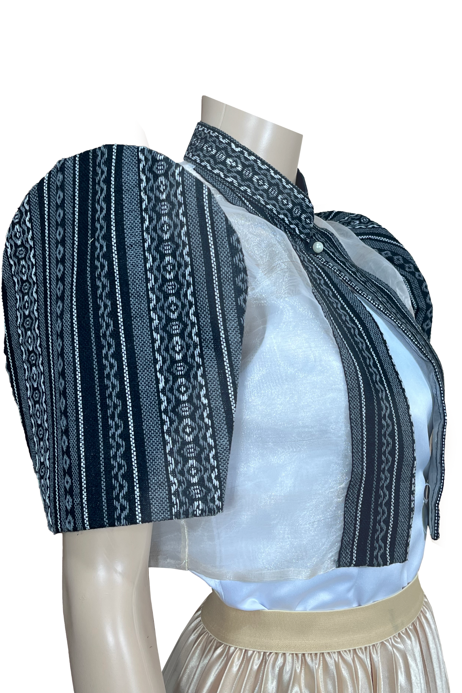 Ethnic Filipiniana Full Sleeves Details