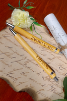 Vintage Style Engraved Wooden Pen - LZ016