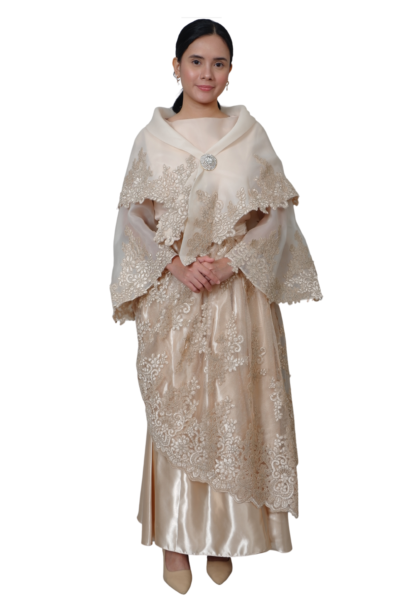Classic Baro't at Saya Filipiniana Lace Authentic - Leonora - JK04 Classic Baro't at Saya Filipiniana Lace Authentic - Leonora - JK04