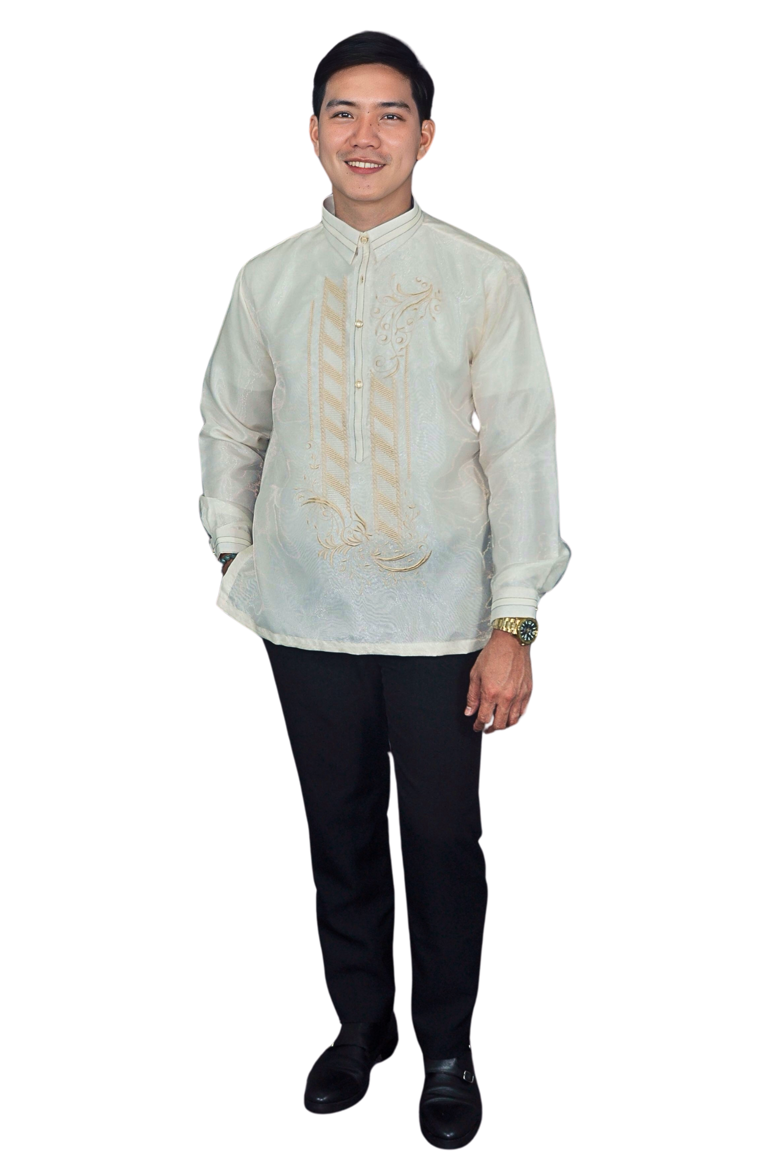 Traditional Heritage Barong with Exquisite Embroidery