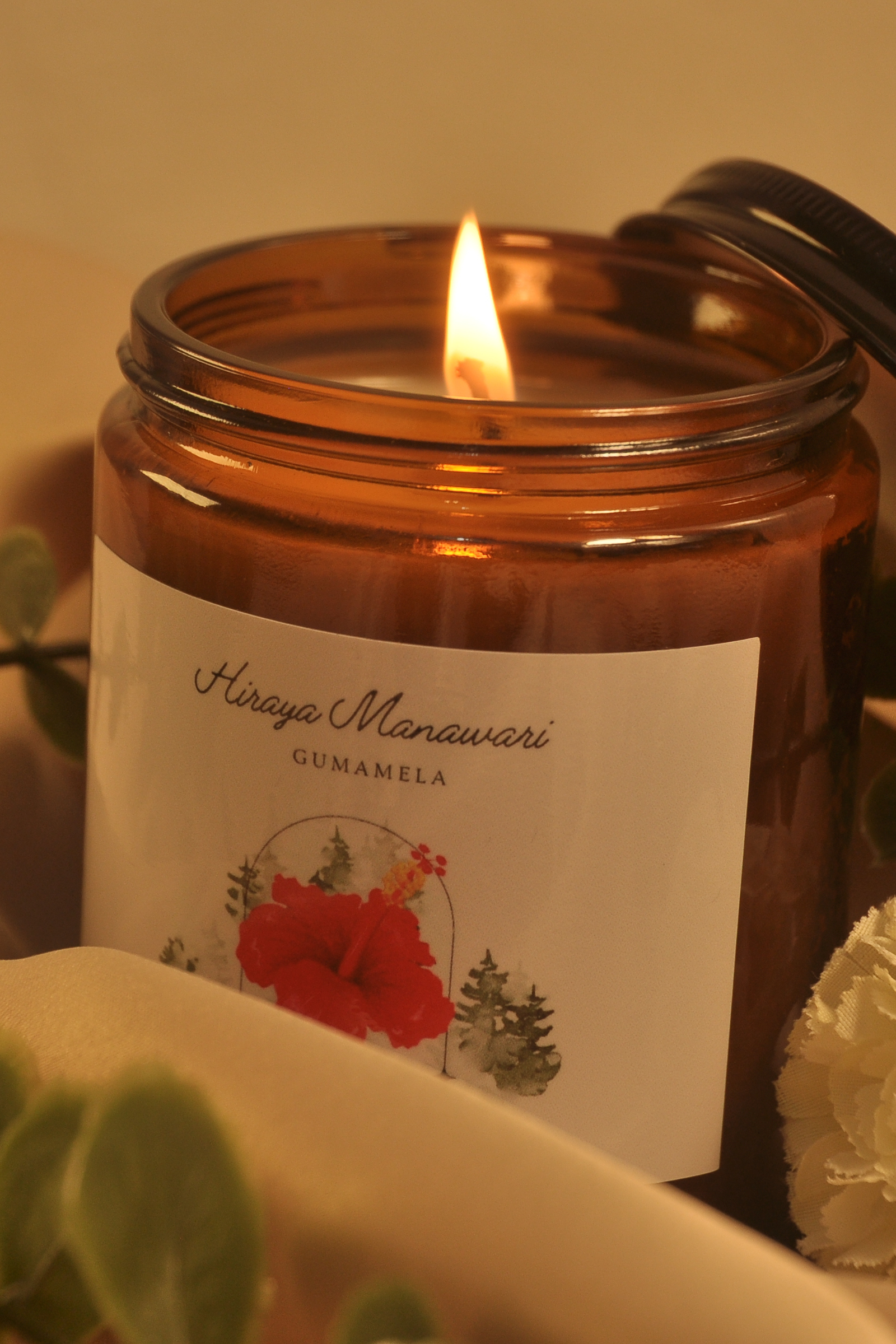 Hiraya Manawari Candle Wax Philippine Scents | Gumamela