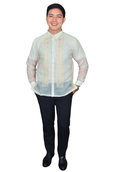 Premium & Elegant Barong Tagalog Piña Cocoon - Salvador  - JN76