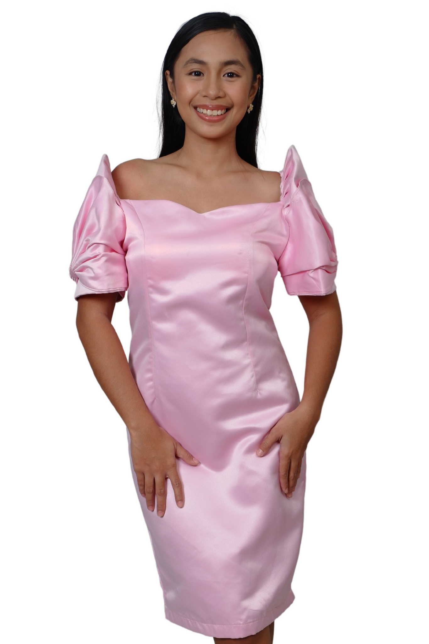 Modern filipiniana short dress best sale