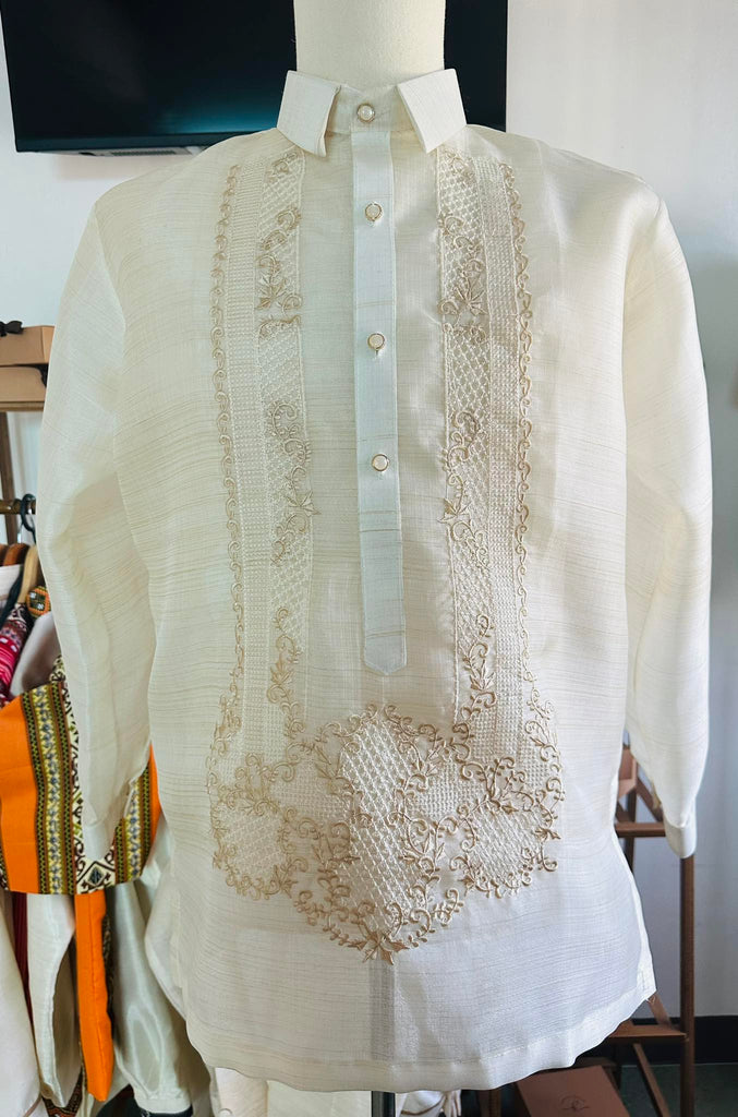Premium & Elegant Barong Tagalog Piña Cocoon - Ferdinand JN77 – Barong ...