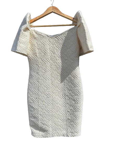 Ilocos Pinilian Handmade Modern Filipiniana Mini Dress - Size Small - CL152