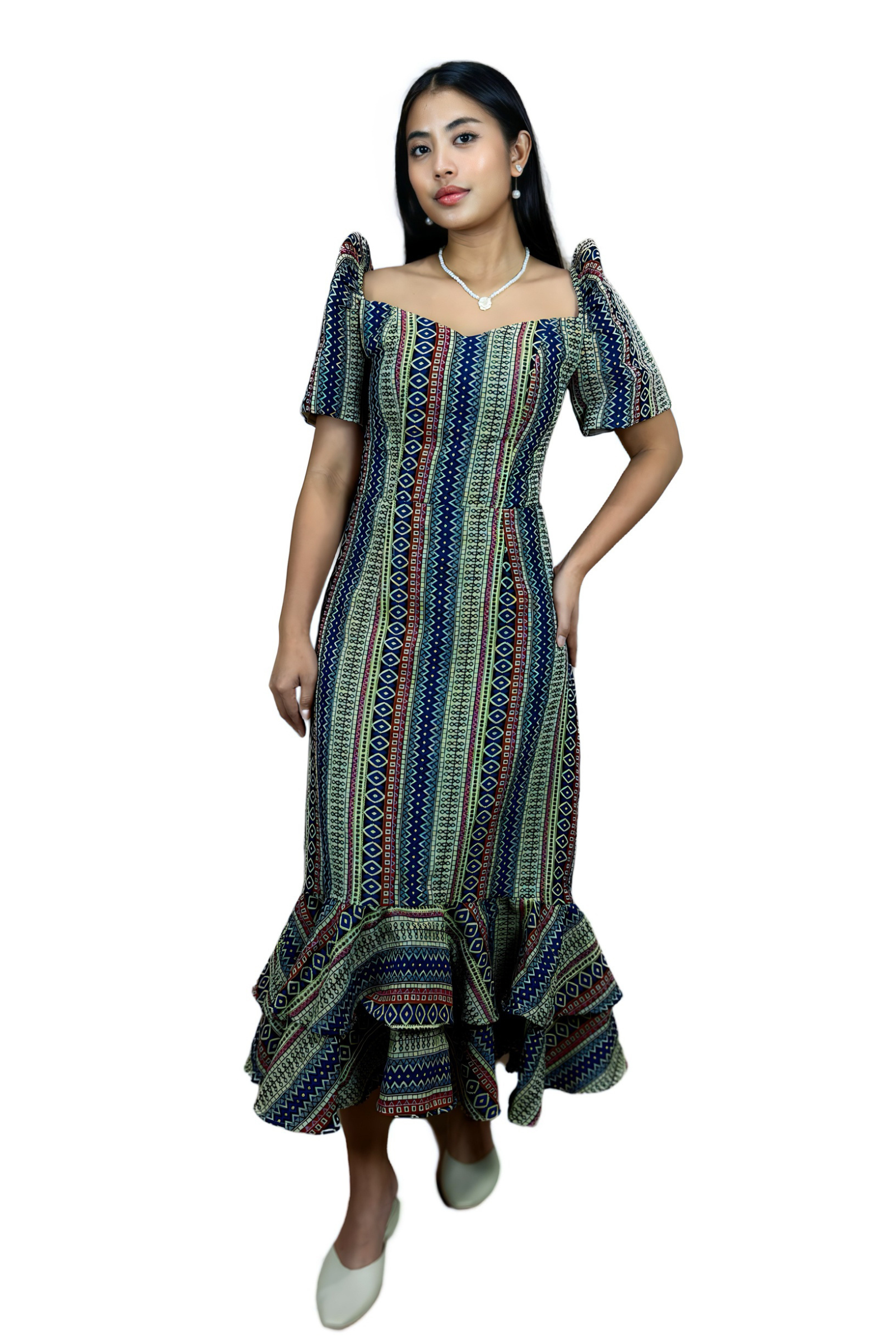Ethnic Filipiniana Dress 