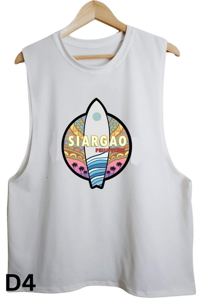 Siargao Muscle Tee For Men l Philippine Shirt l Sando For Men - SLK11