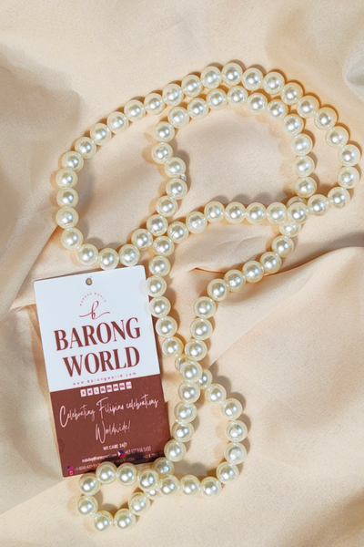 Elegant Long Pearl Necklace | Philippine Accessory | Filipina Necklace - JB015