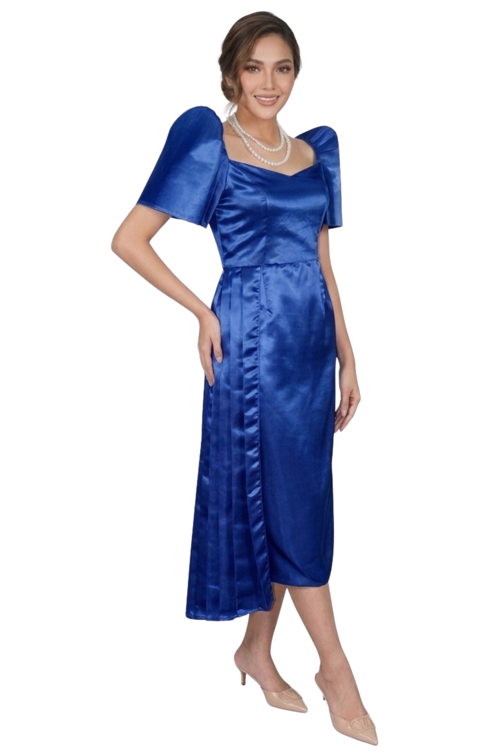 Golden Duchess Filipiniana Dress - Aleah - Large - US812