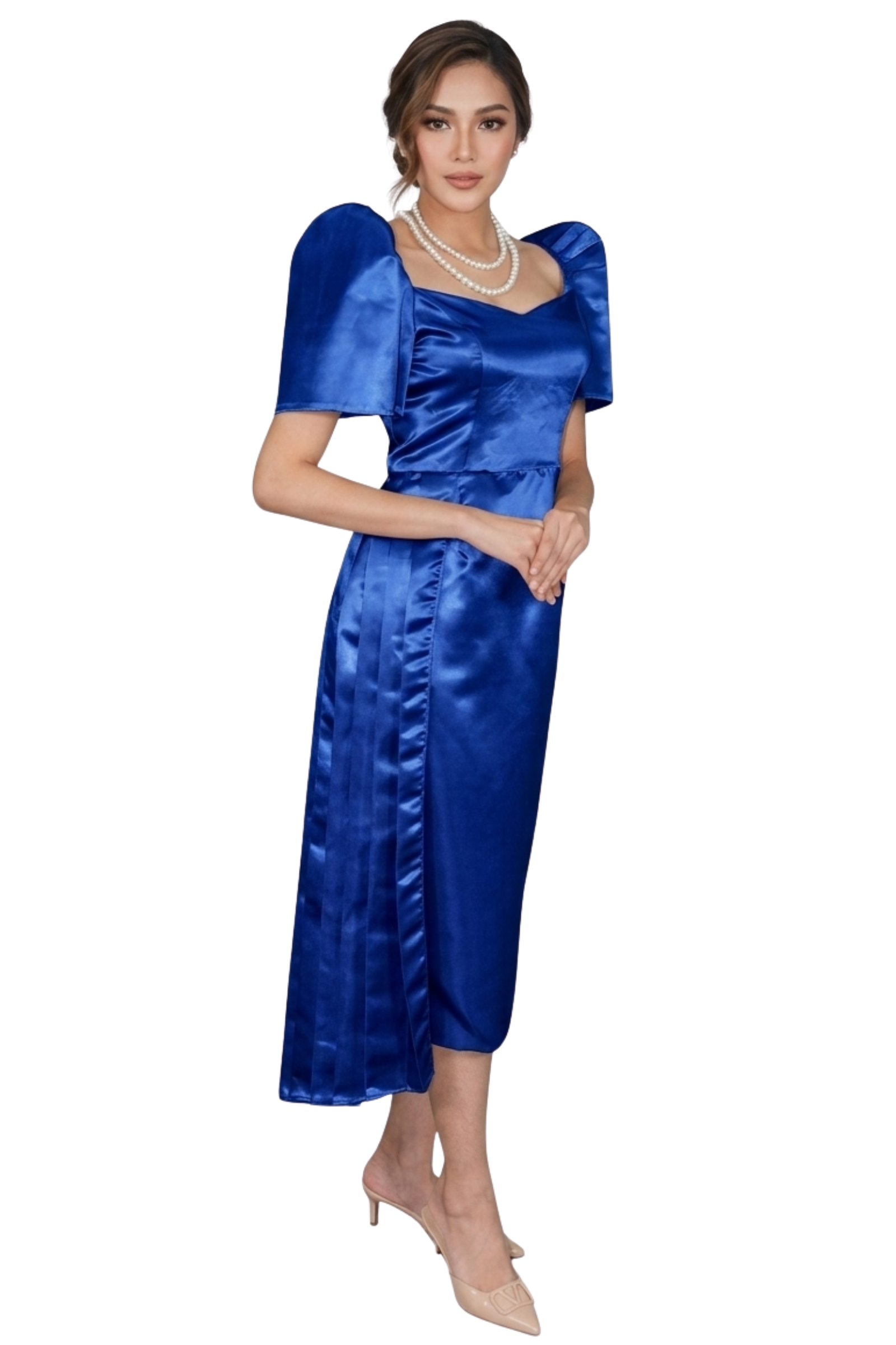 Golden Duchess Filipiniana Dress - Aleah - Large - US812