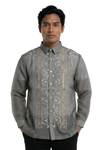 Elegant Gray Cocoon Barong Tagalog