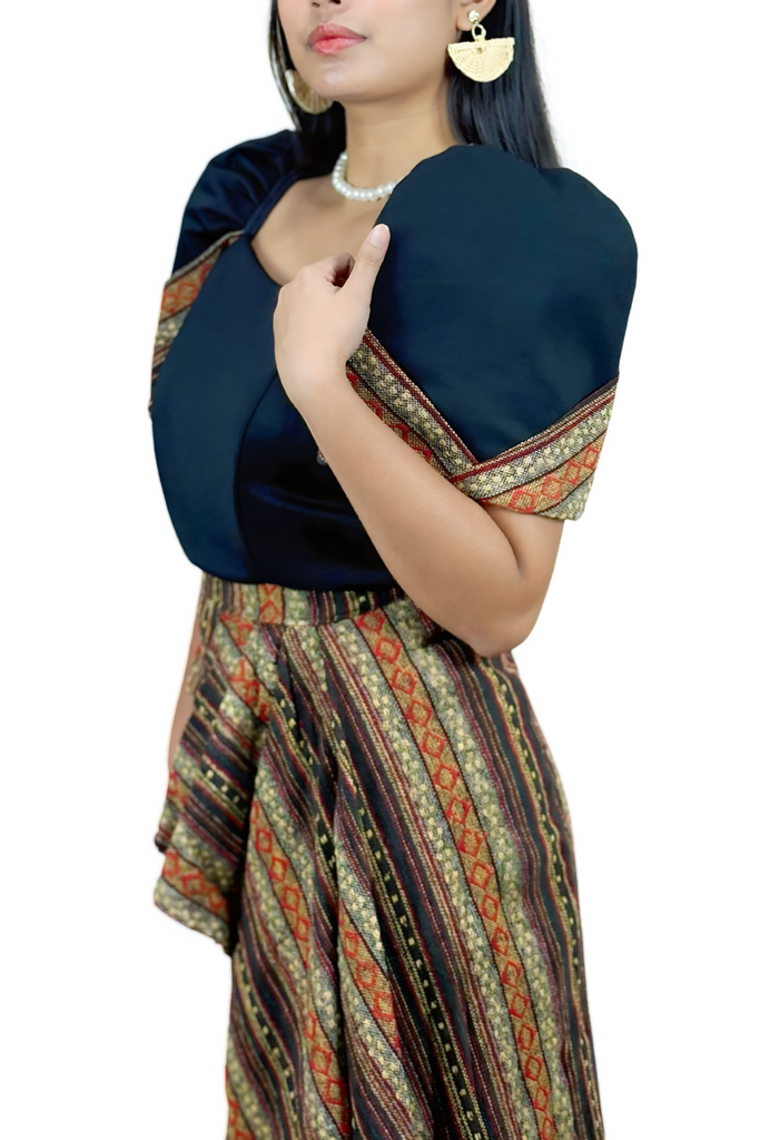 Ethnic Dress with Butterfly Sleeves