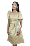 Champagne Filipiniana Dress