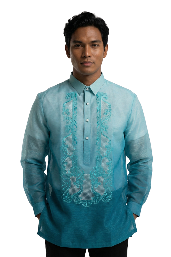 Aqua Blue Jusilyn Barong Tagalog 