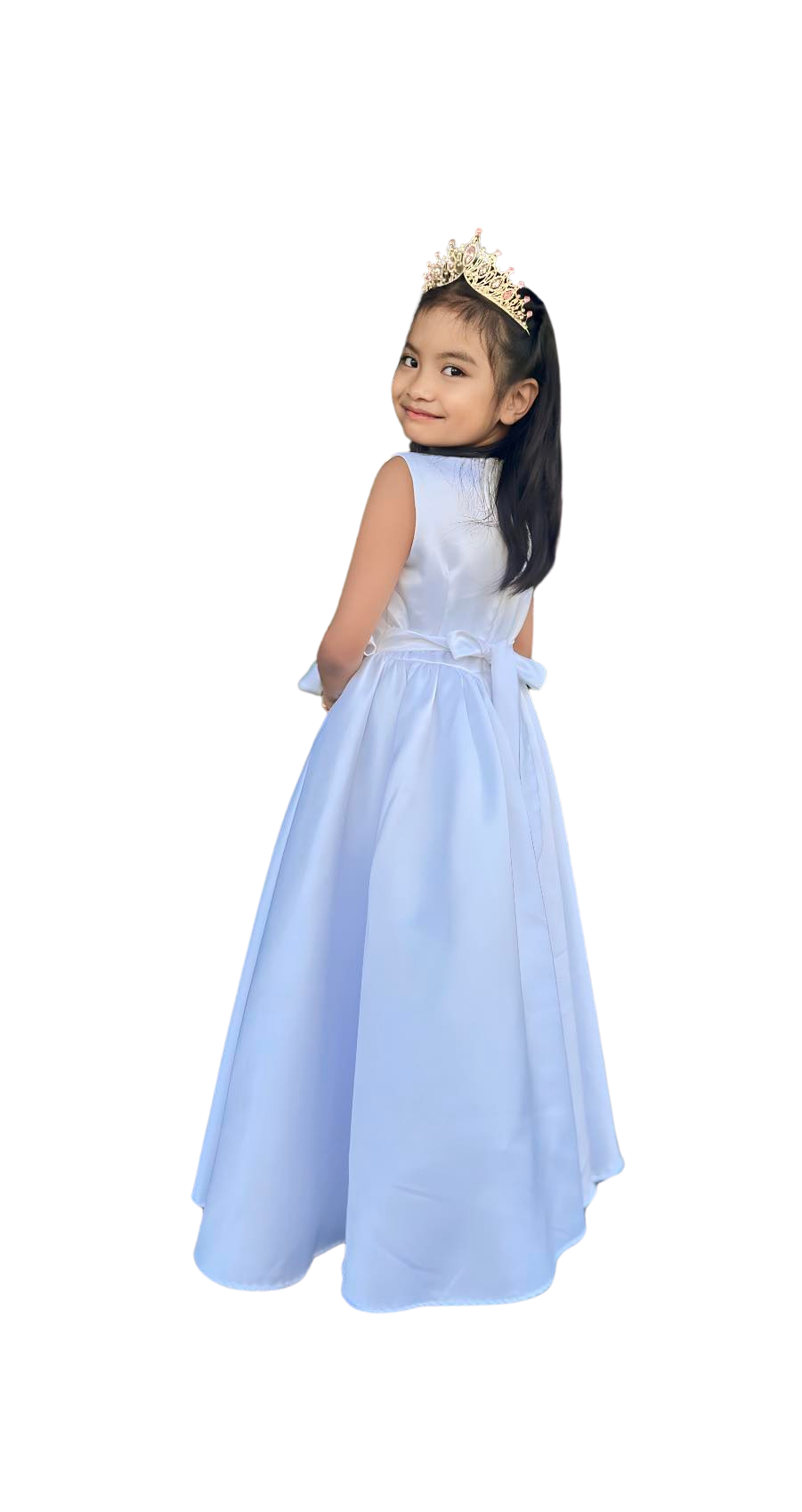 Chic Flower Girl Duchess Satin Dress