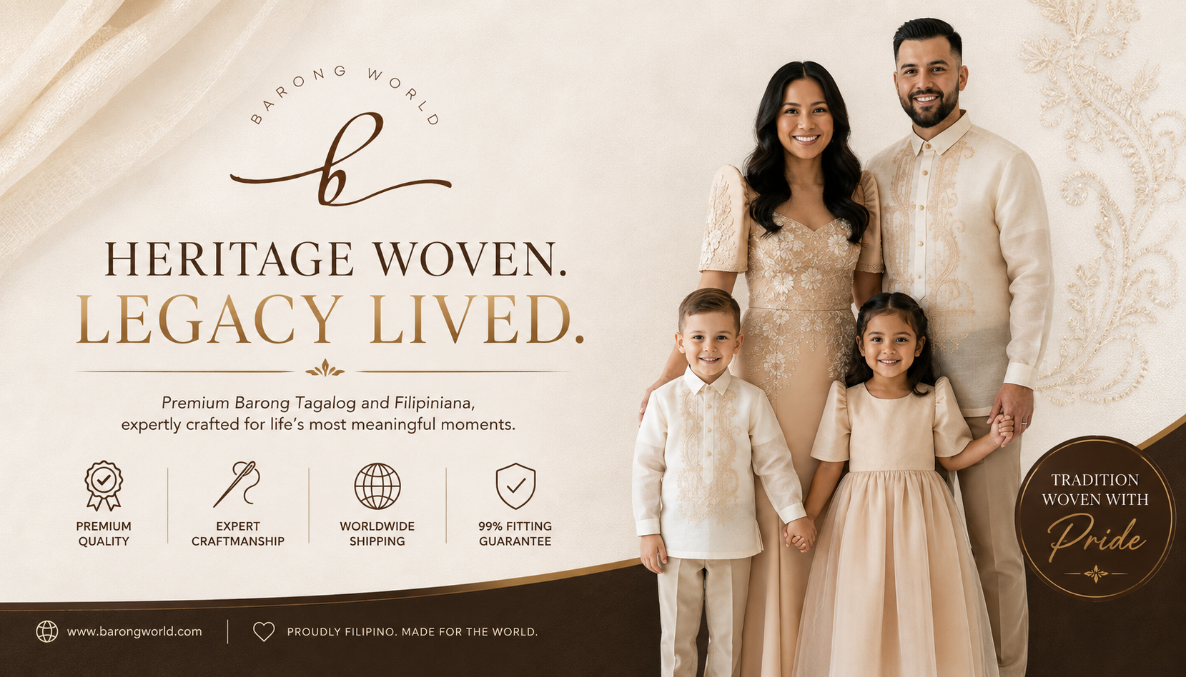 Filipiniana Dress and Brong Tagalog For Weddings