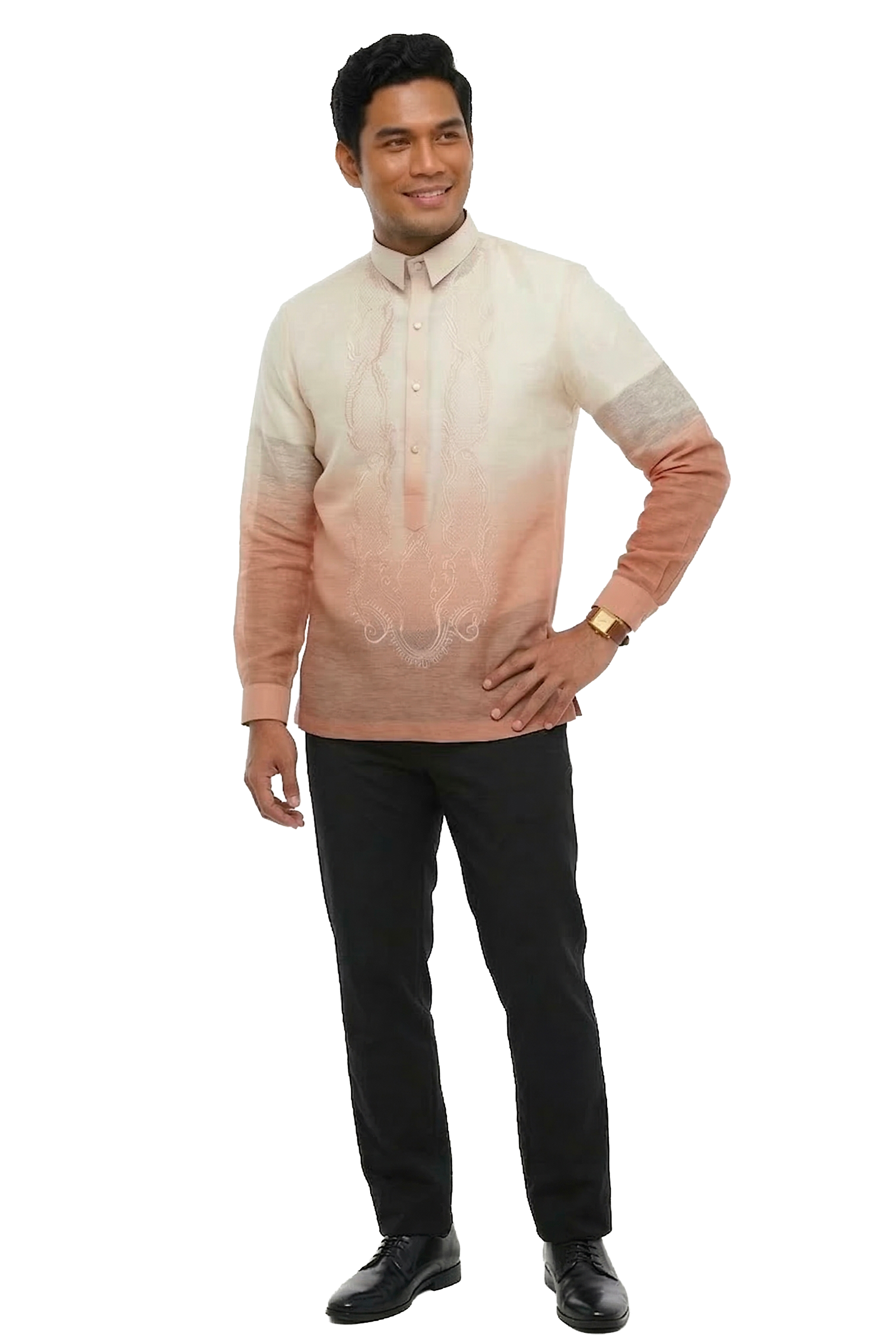 Pink Barong Tagalog For mens