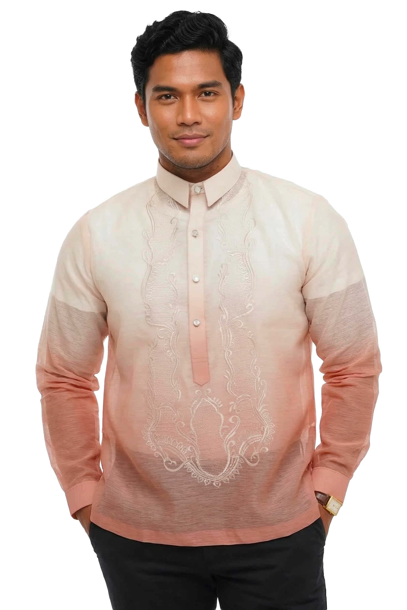 Pink Barong Tagalog