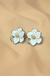 White Sampaguita Filipiniana Earrings