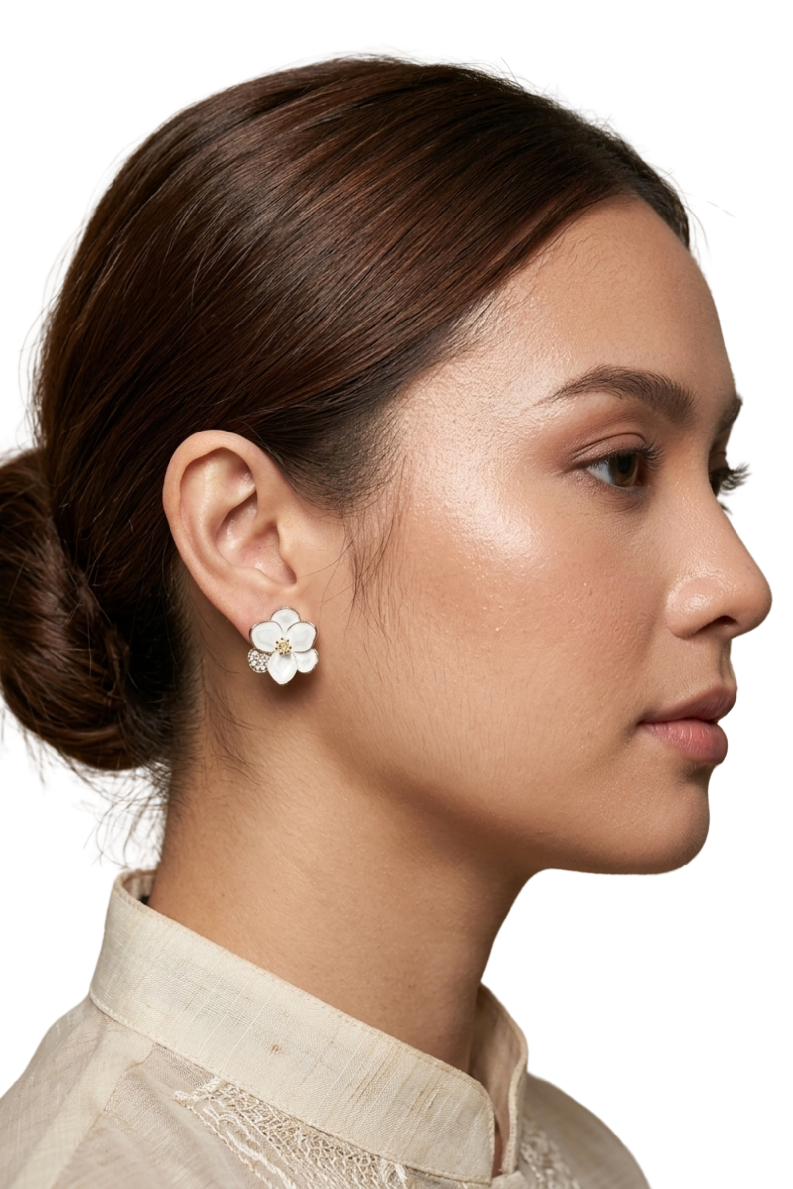 Sampaguita 20K Gold Plating Earrings - LZ002