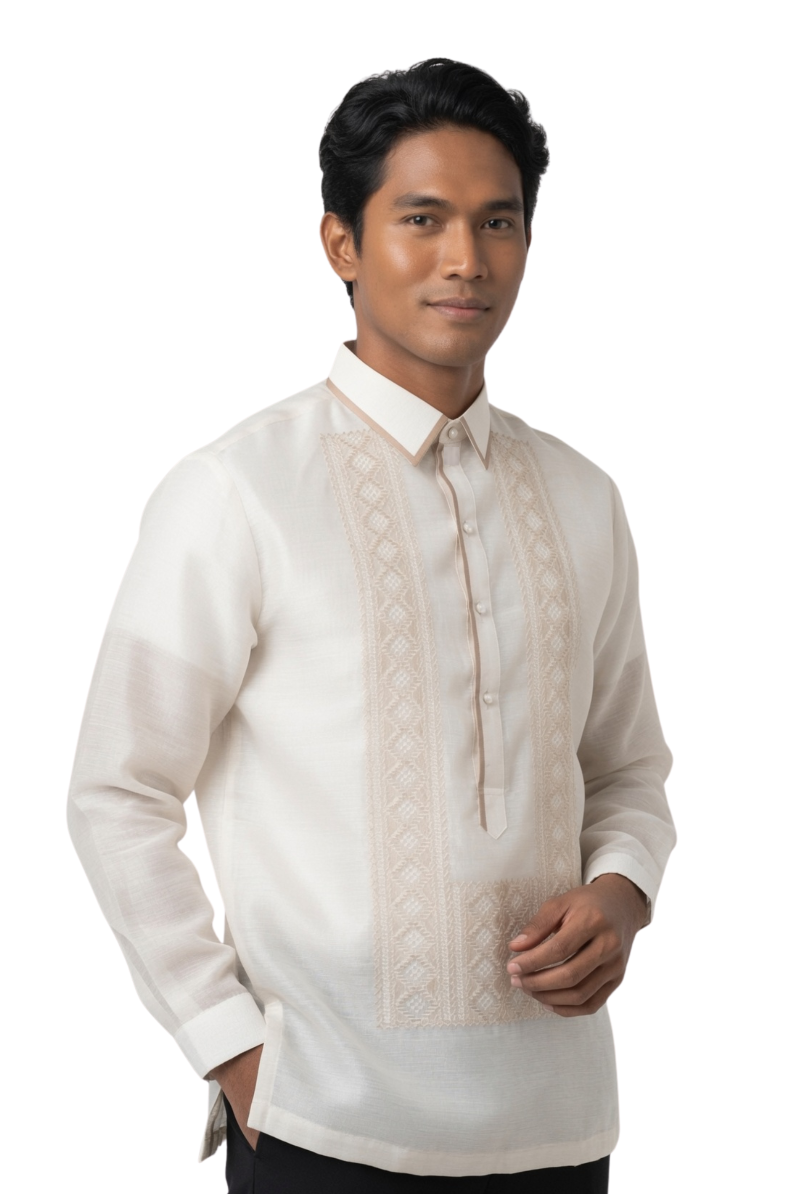 Elegant Organza Barong Tagalog - 2XL - PH287