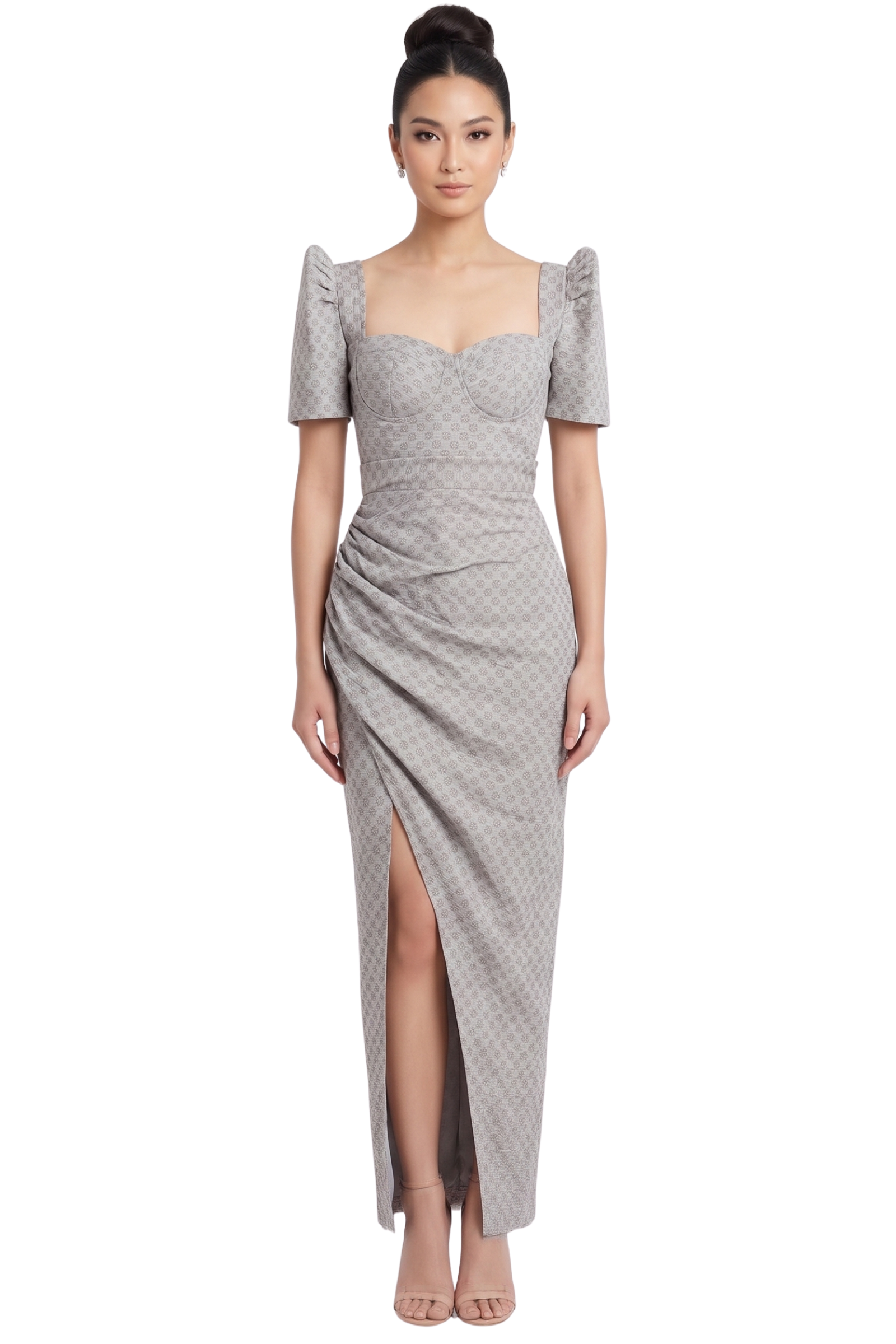 Handwoven Pinilian Filipiniana Dress - Large - US875