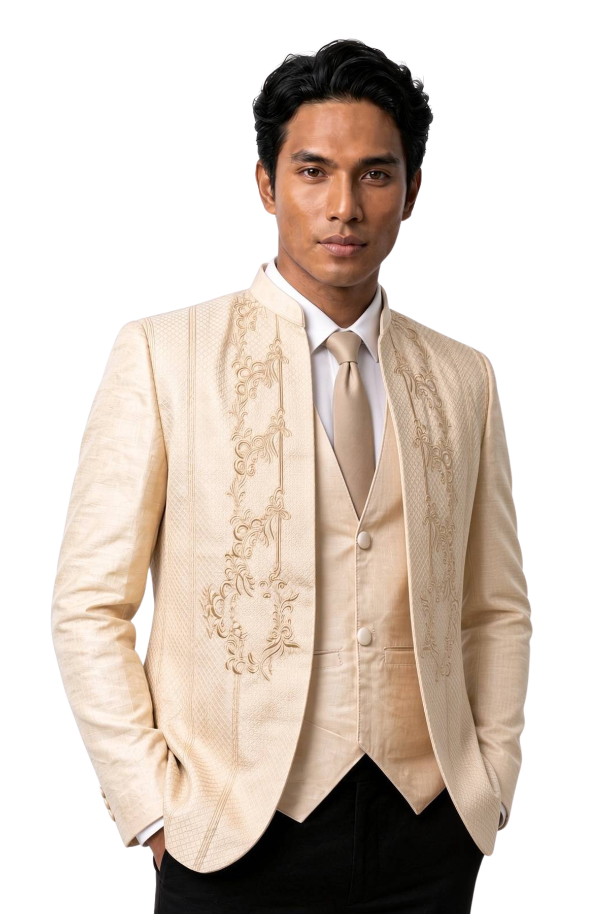 Barong Coat With Vest