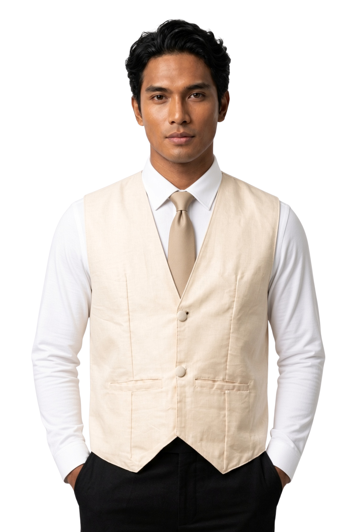 Cream Barong Tagalog Coat
