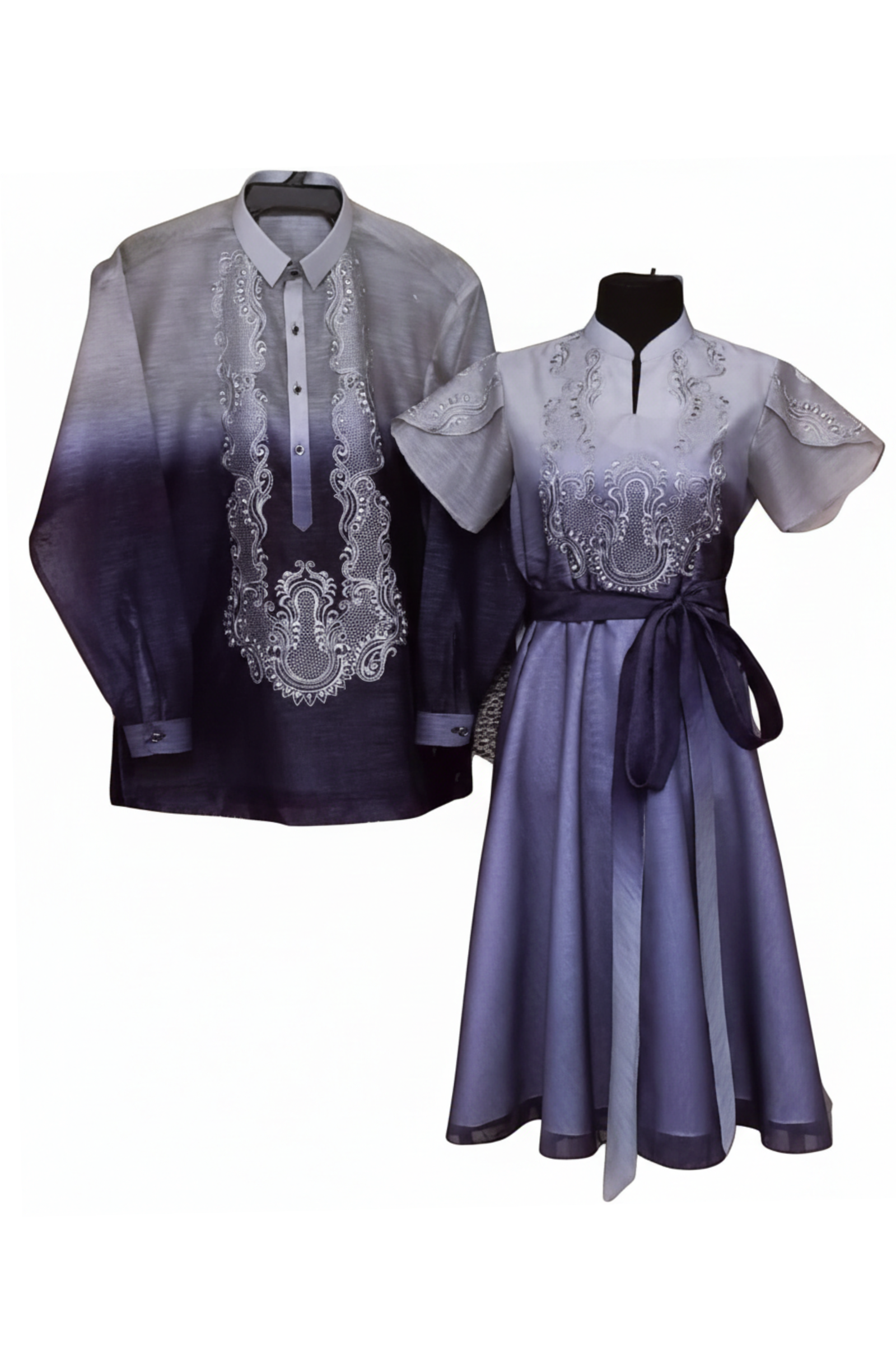 Couple Barong Tagalog Set 