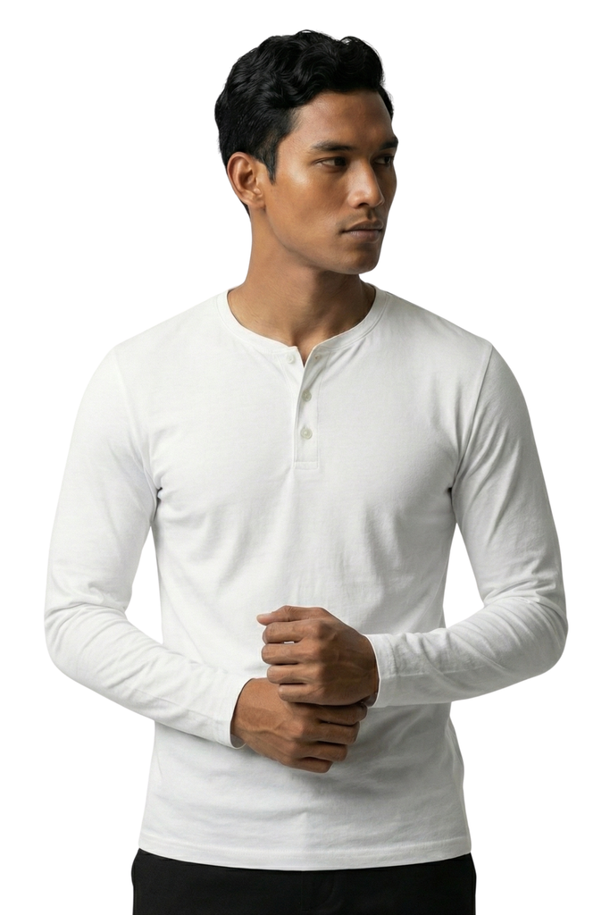 White Undershirt Camisa De Chino