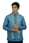 Barong Tagalog in Blue 