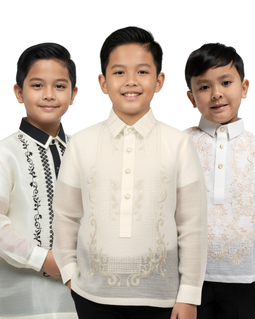 Boys Barong Tagalog for kids