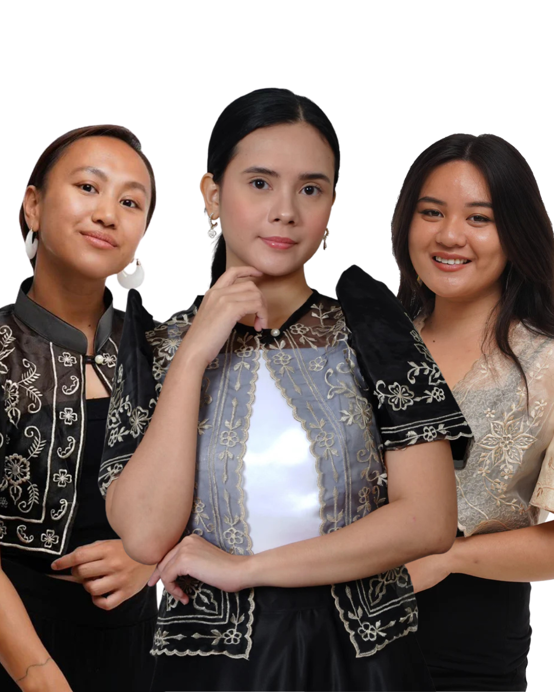 Black Filipiniana Bolero