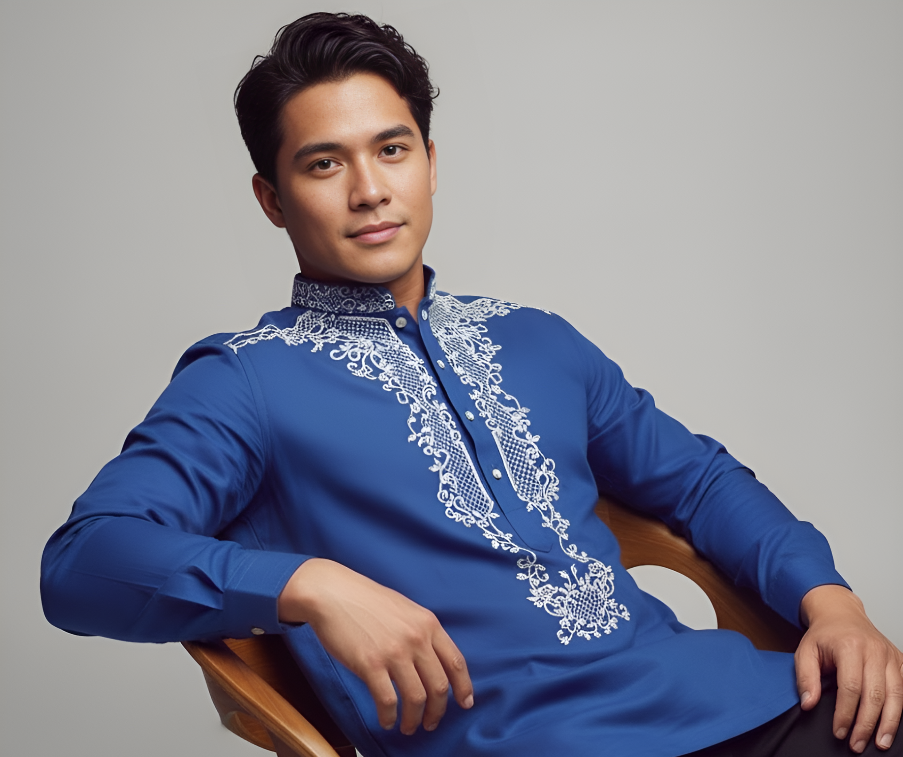 Colored Barong Tagalog