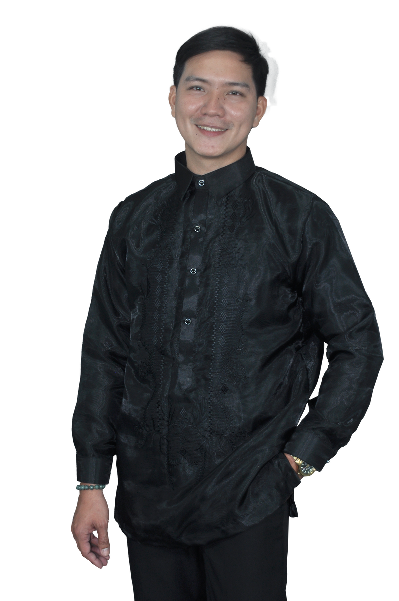 Couple Black Barong Classic Set F4 For Sale – Barong World