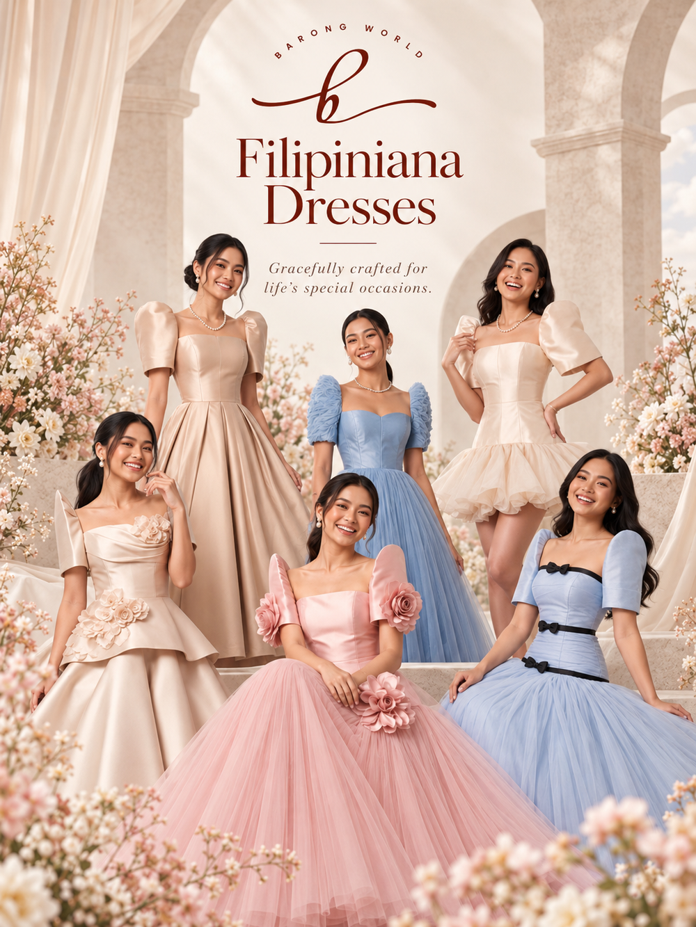 Filipiniana Dresses for Weddings and Special Events | Get 10% Off with code RIZAL10 upon checkout.