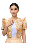 Elegant Brocade Filipiniana Bolero