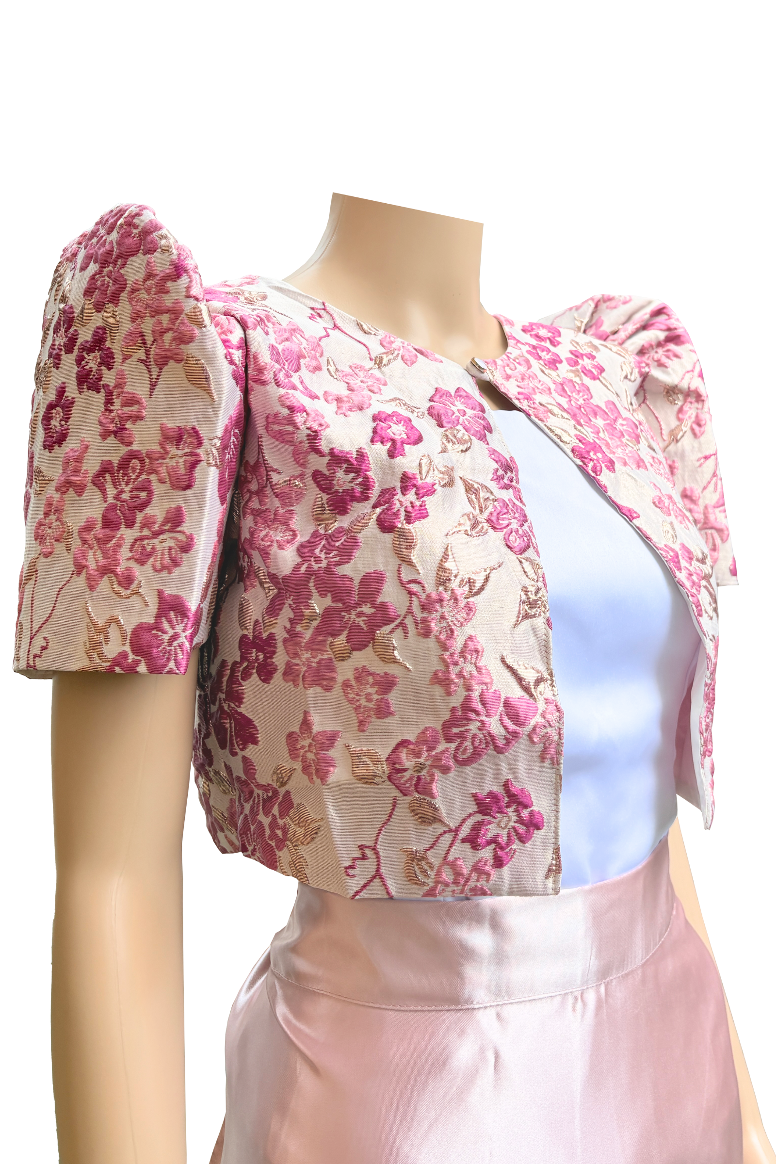 Pink Filipiniana Bolero