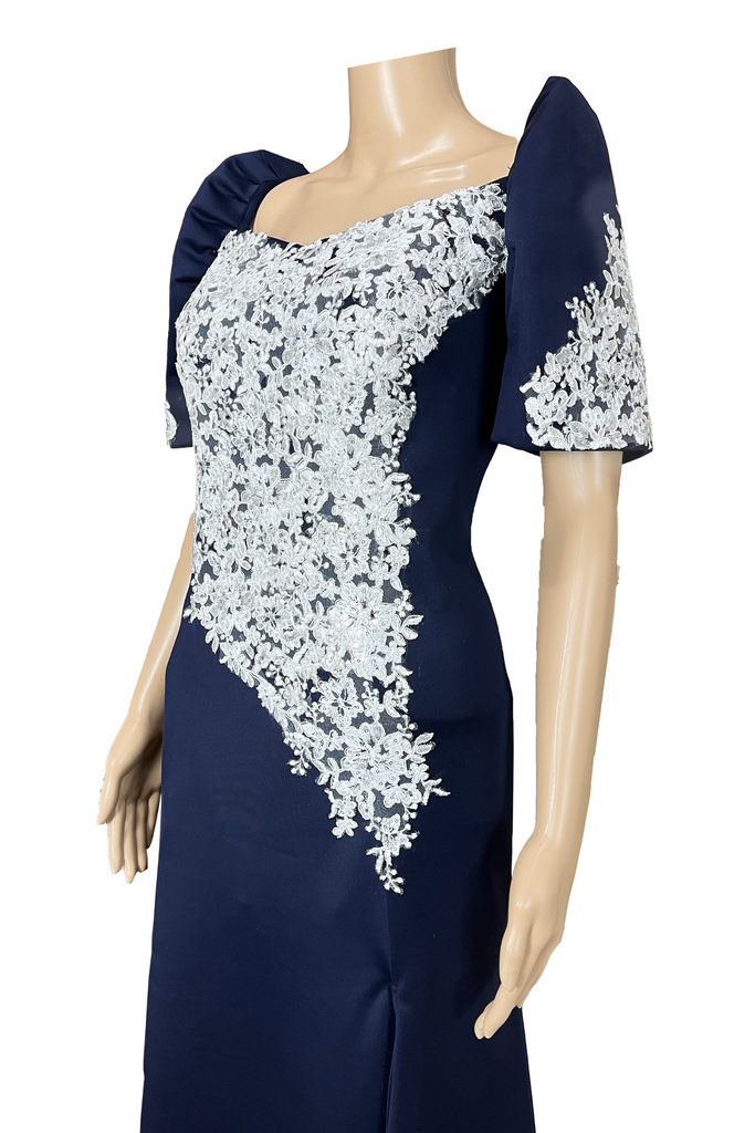 Elegant Serpentina Filipiniana Dress