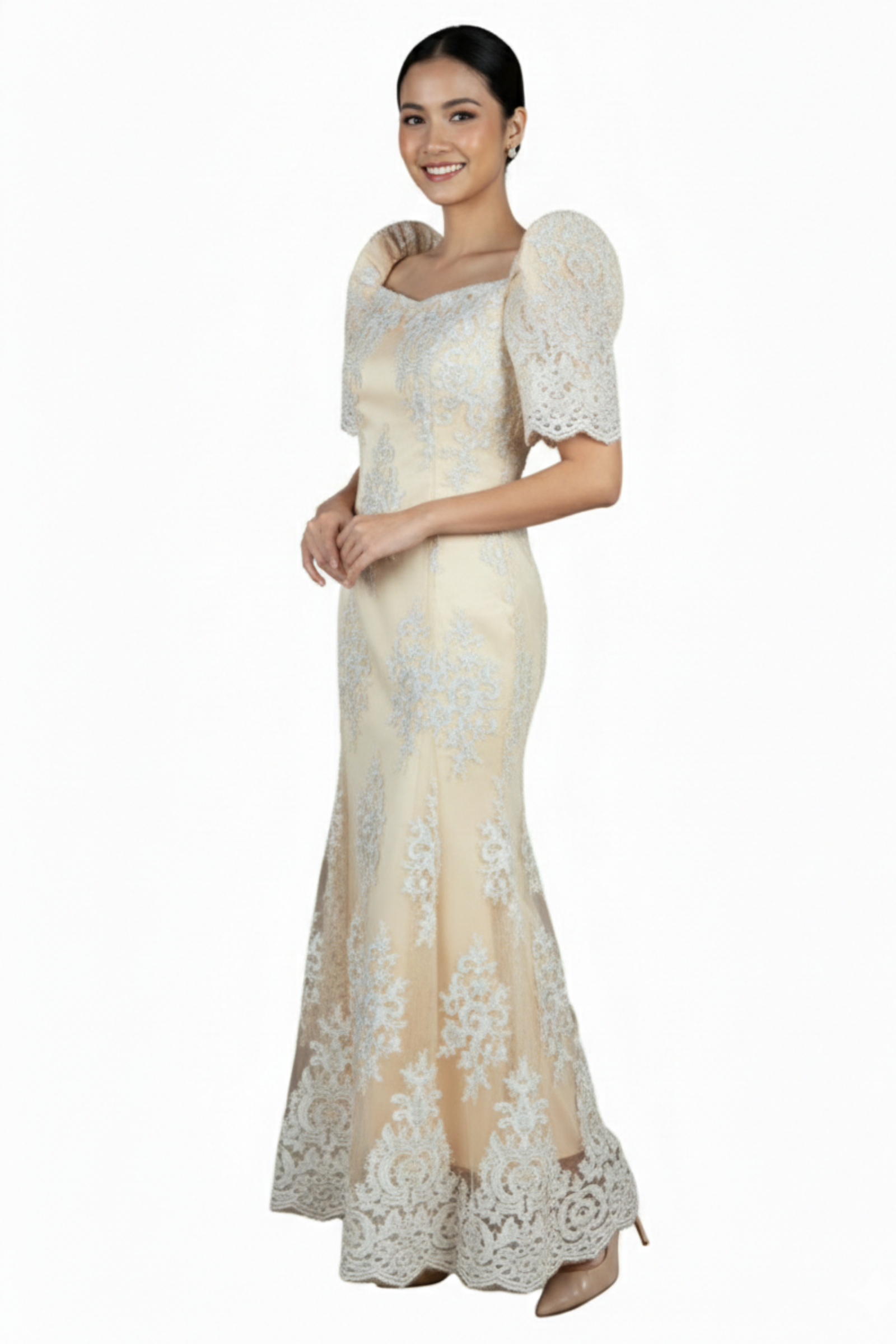 Full Lace Filipiniana Dress