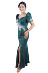Green Filipiniana Dress