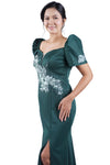 Elegant Green Filipiniana Design