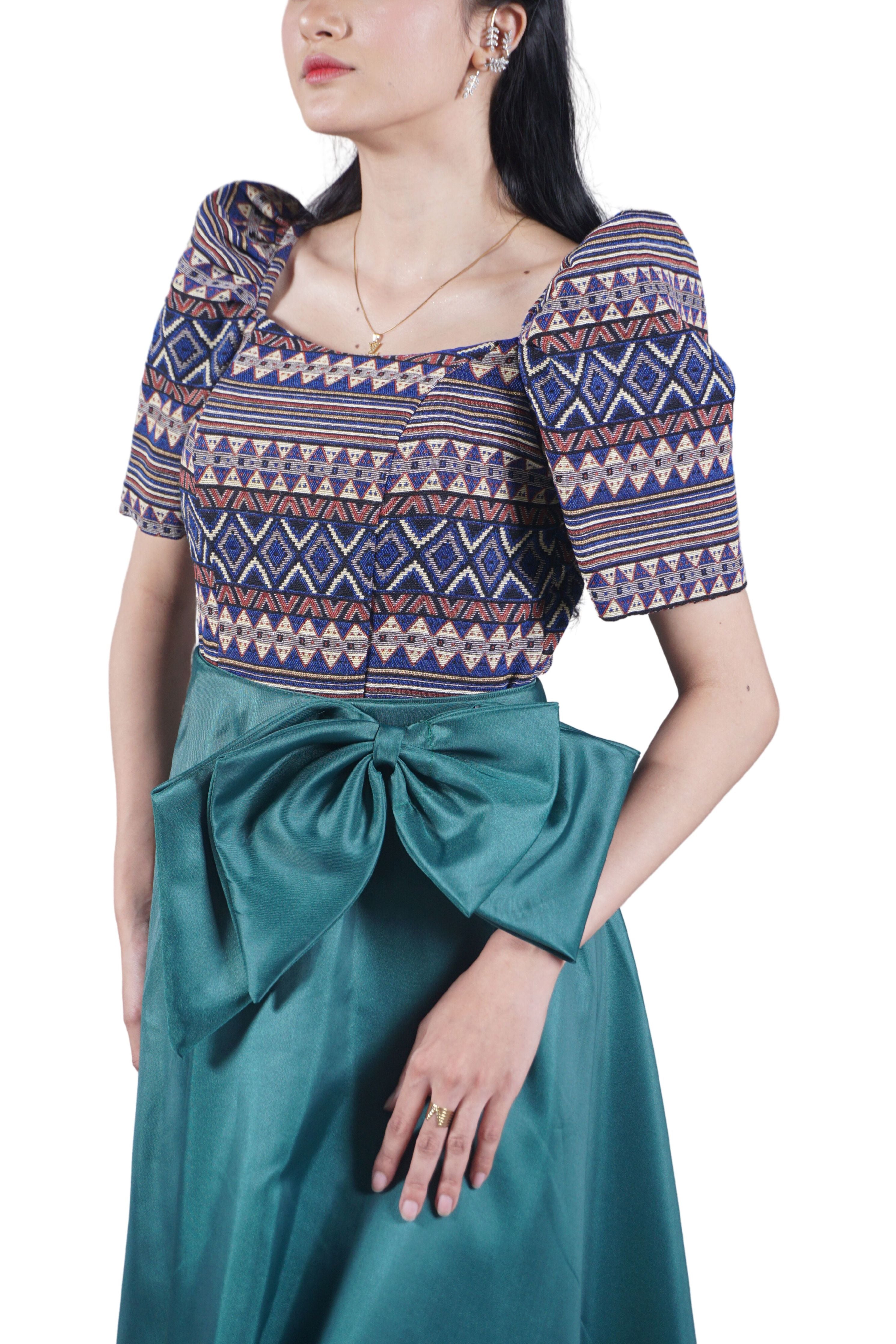 Premium Ethnic Top with Long Skirt Dress
