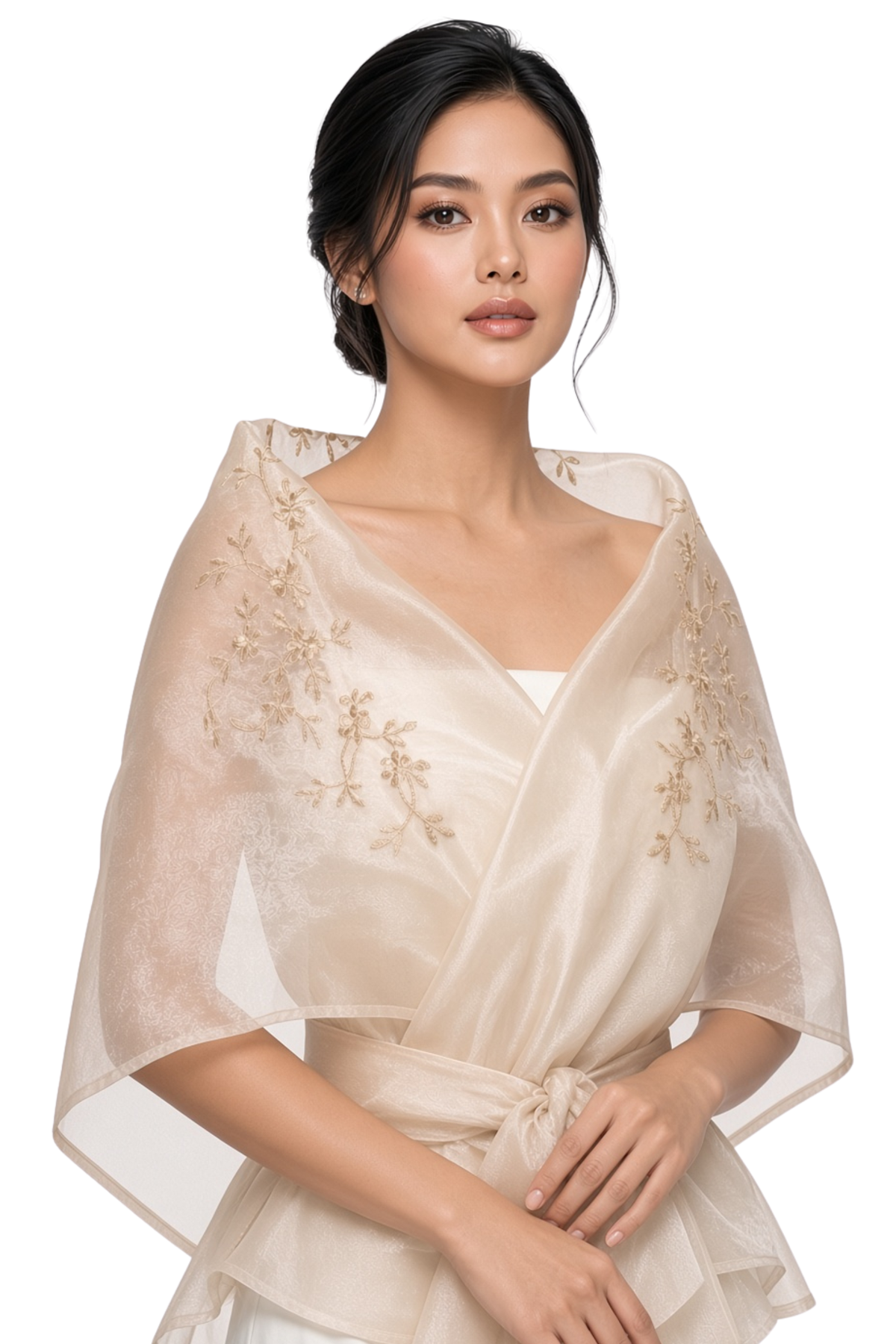 Organza Filipiniana Alampay