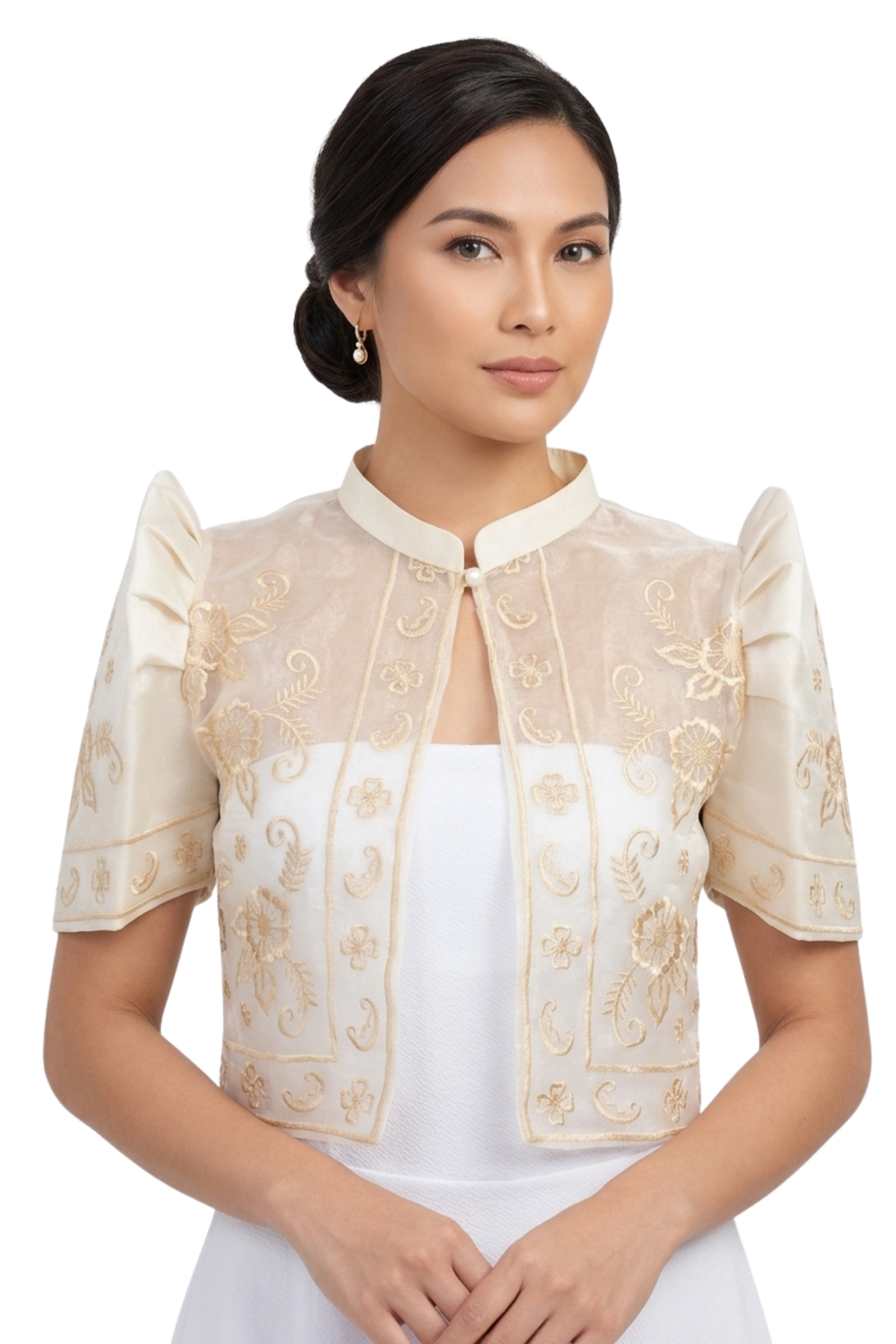 Organza Filipiniana Bolero