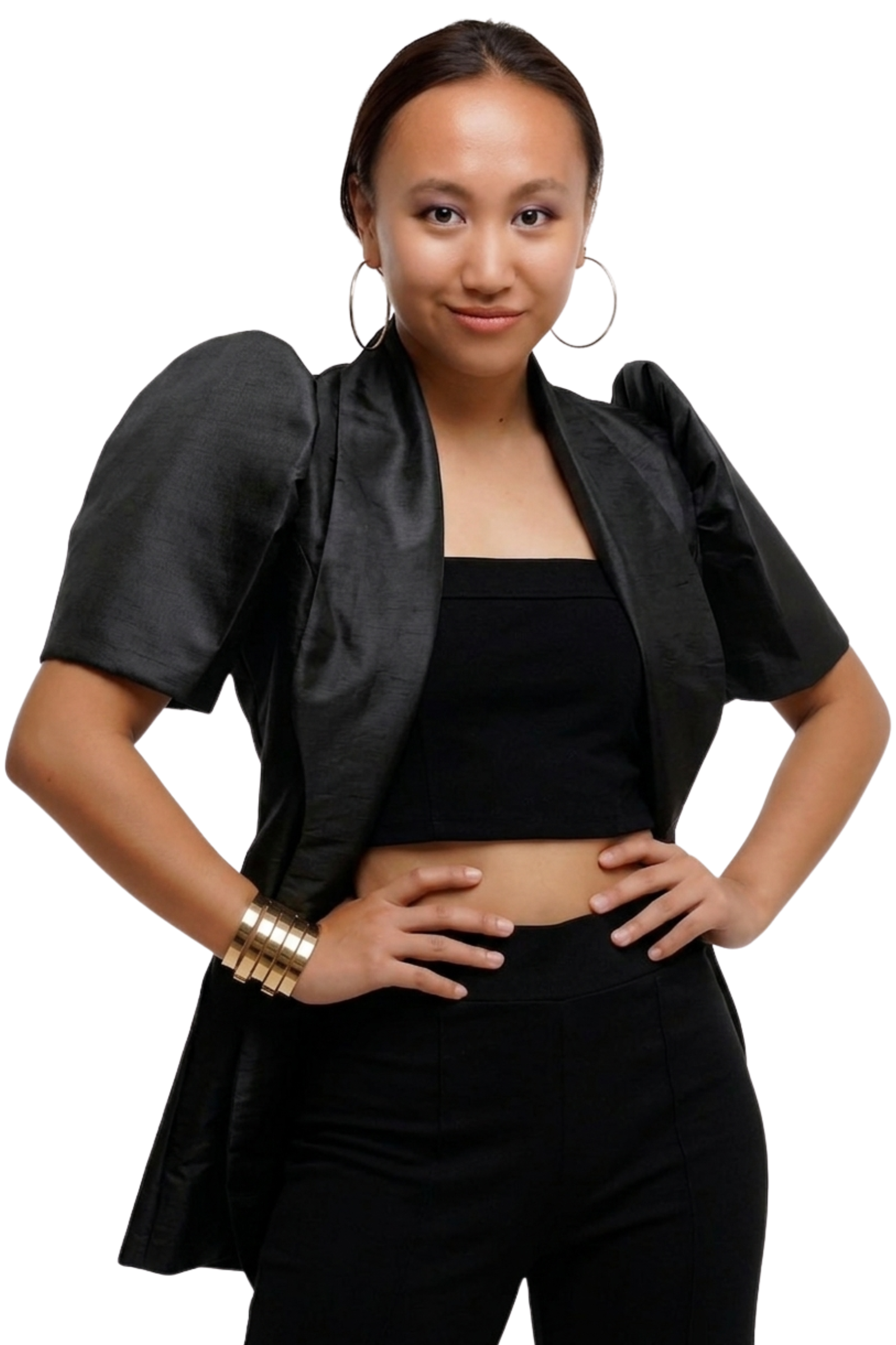 Black Filipiniana Coat