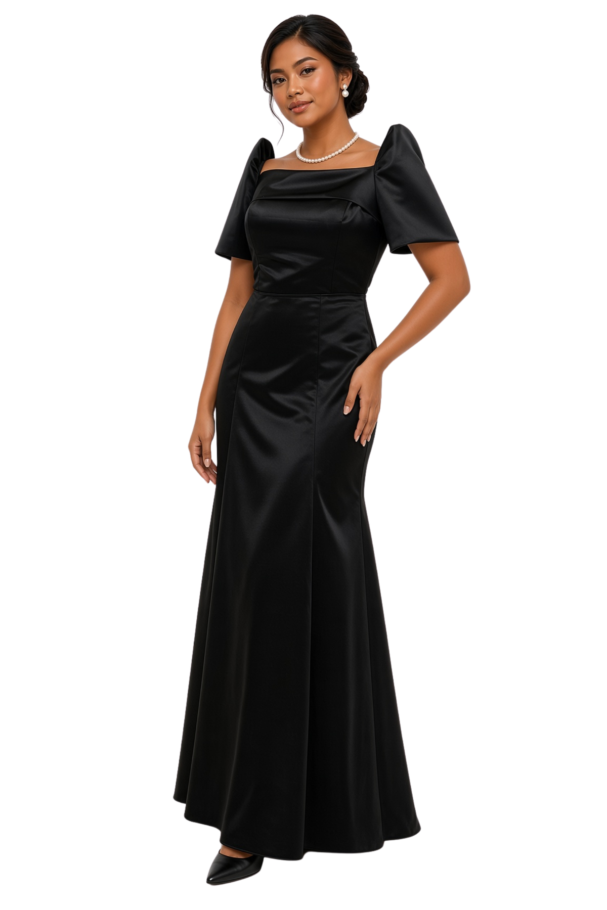 Black Duchess Filipiniana Dress