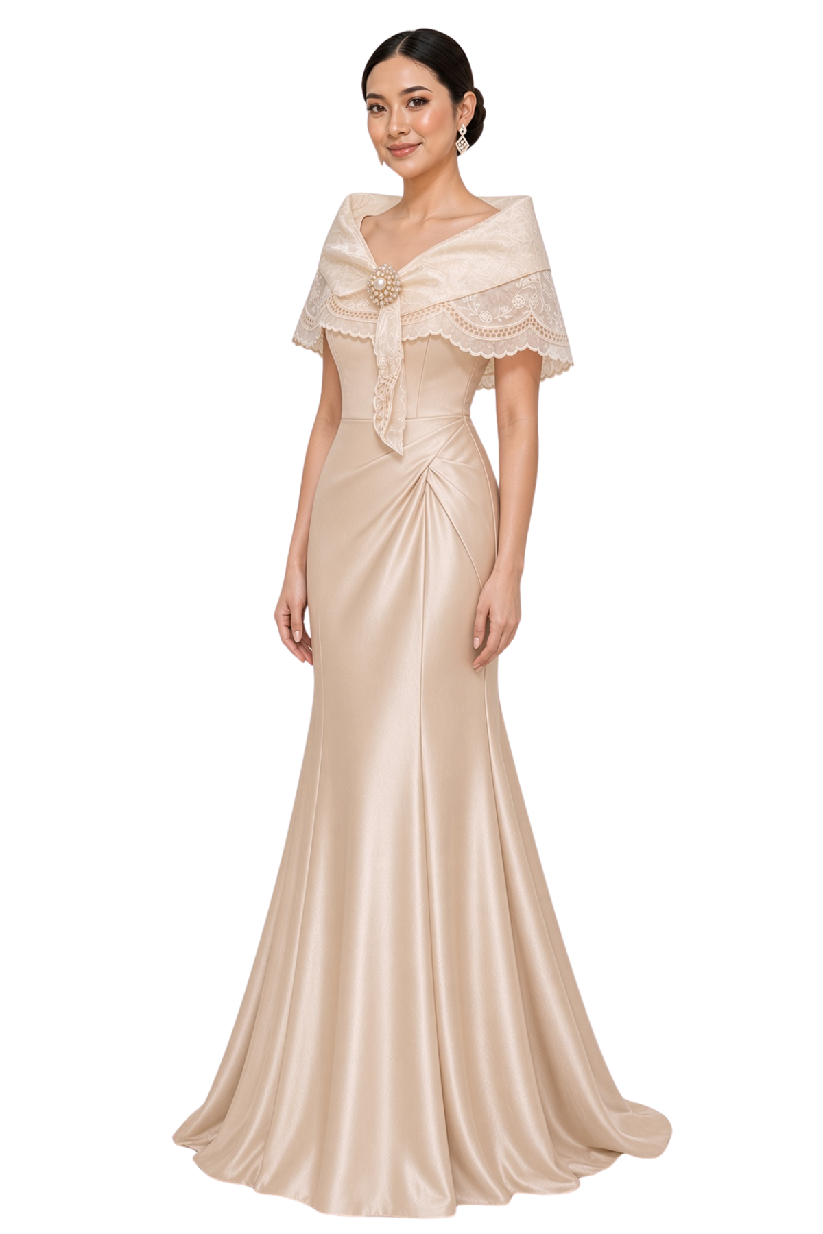 Filipiniana Dress with Alampay 